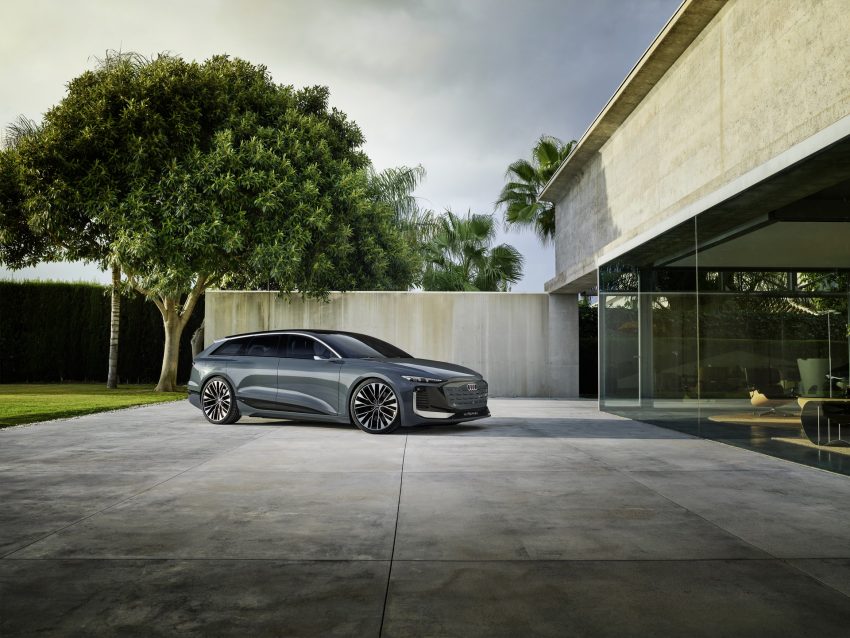 2022 Audi A6 Avant e-tron Concept - Front Three-Quarter Wallpaper 850x638 #6